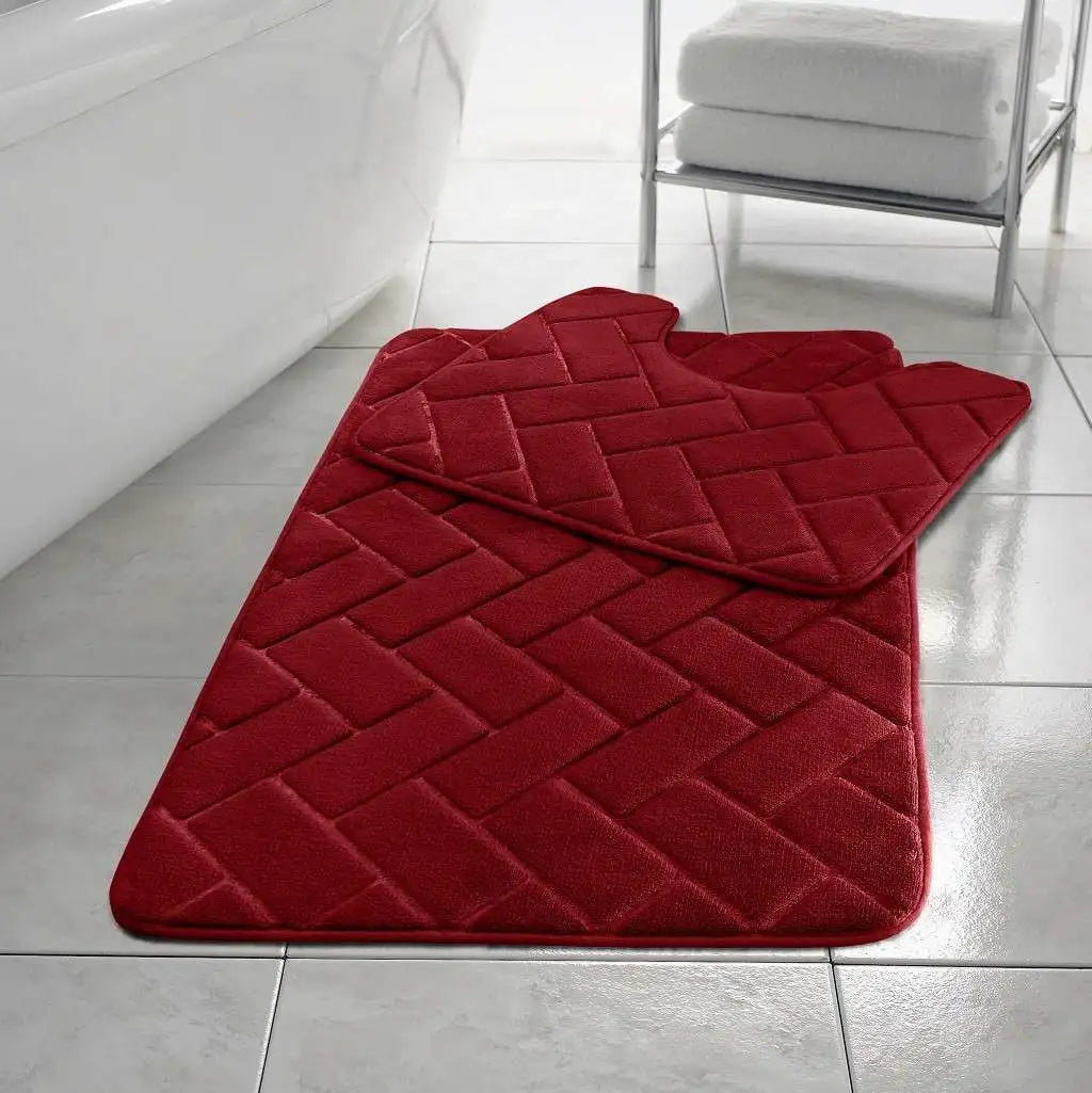 Blocks Bath Set Red