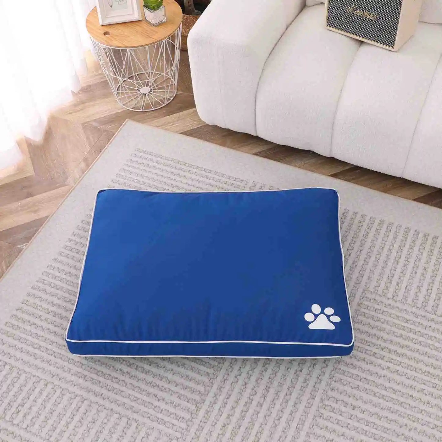 blue waterproof pet mat