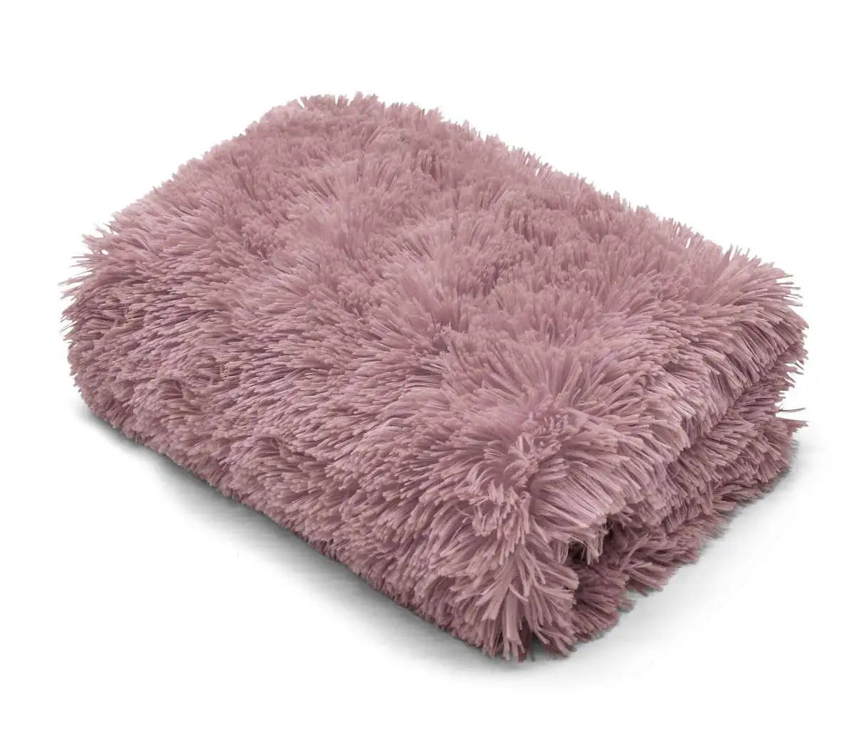cuddles throw blush