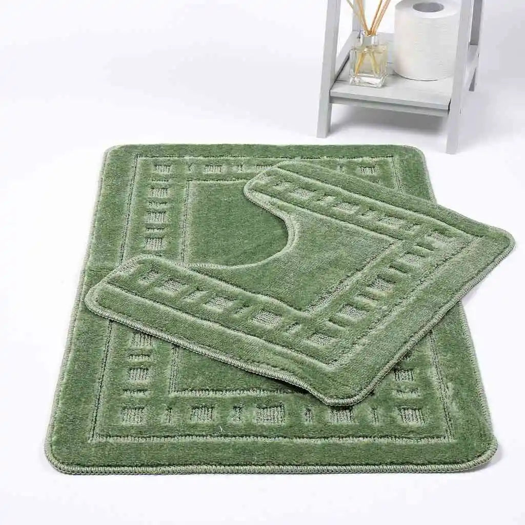 diem bath mat sage green
