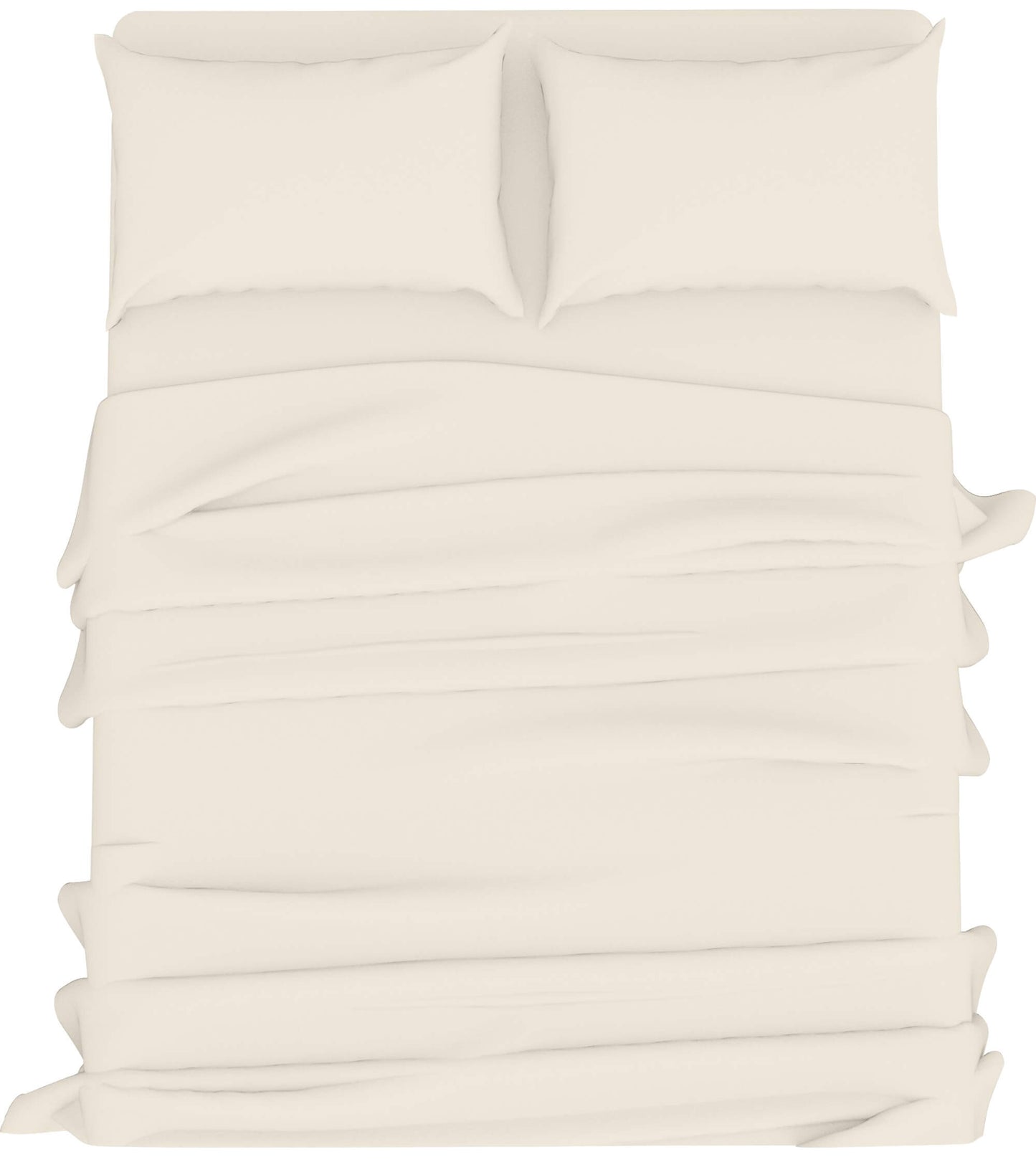 cream easy care sheet set