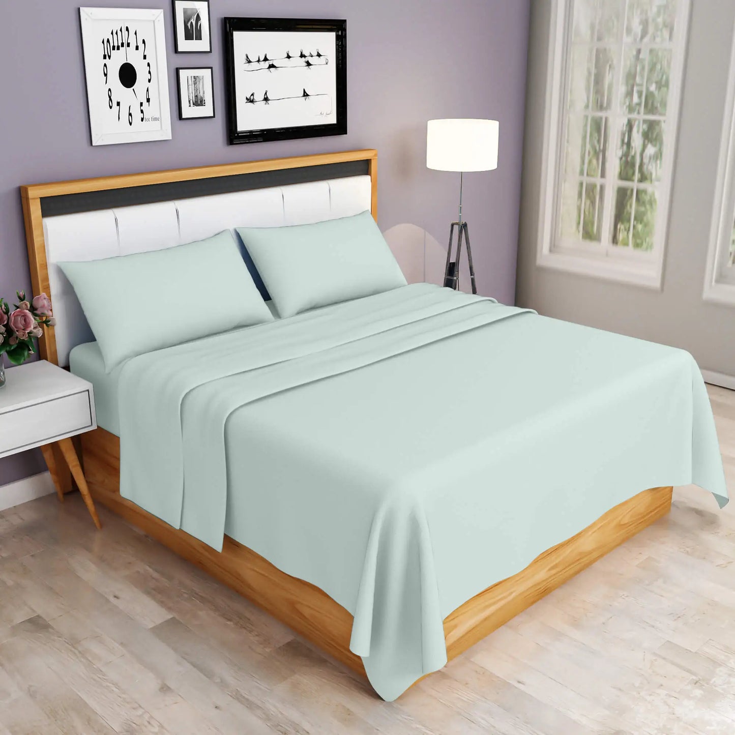 duck egg easy iron sheets set