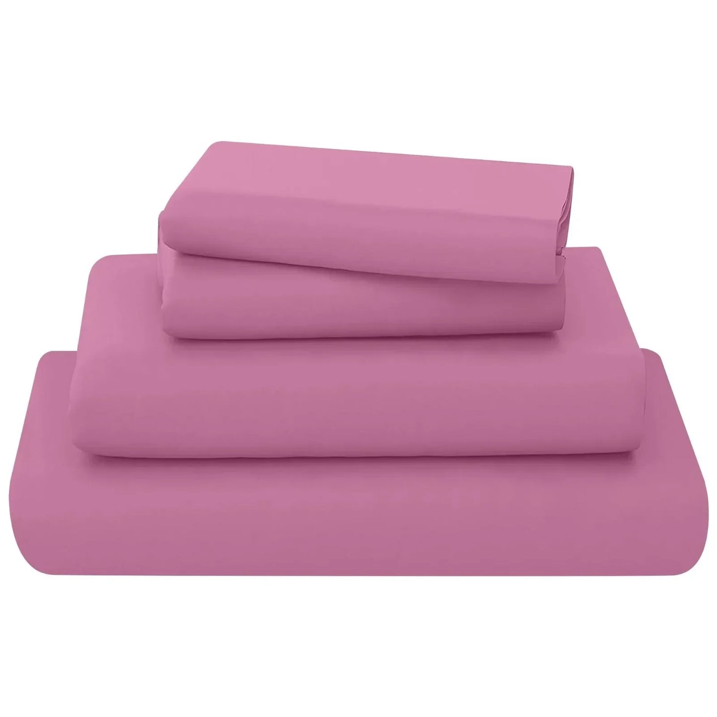 fuchsia Poly Cotton sheets Set
