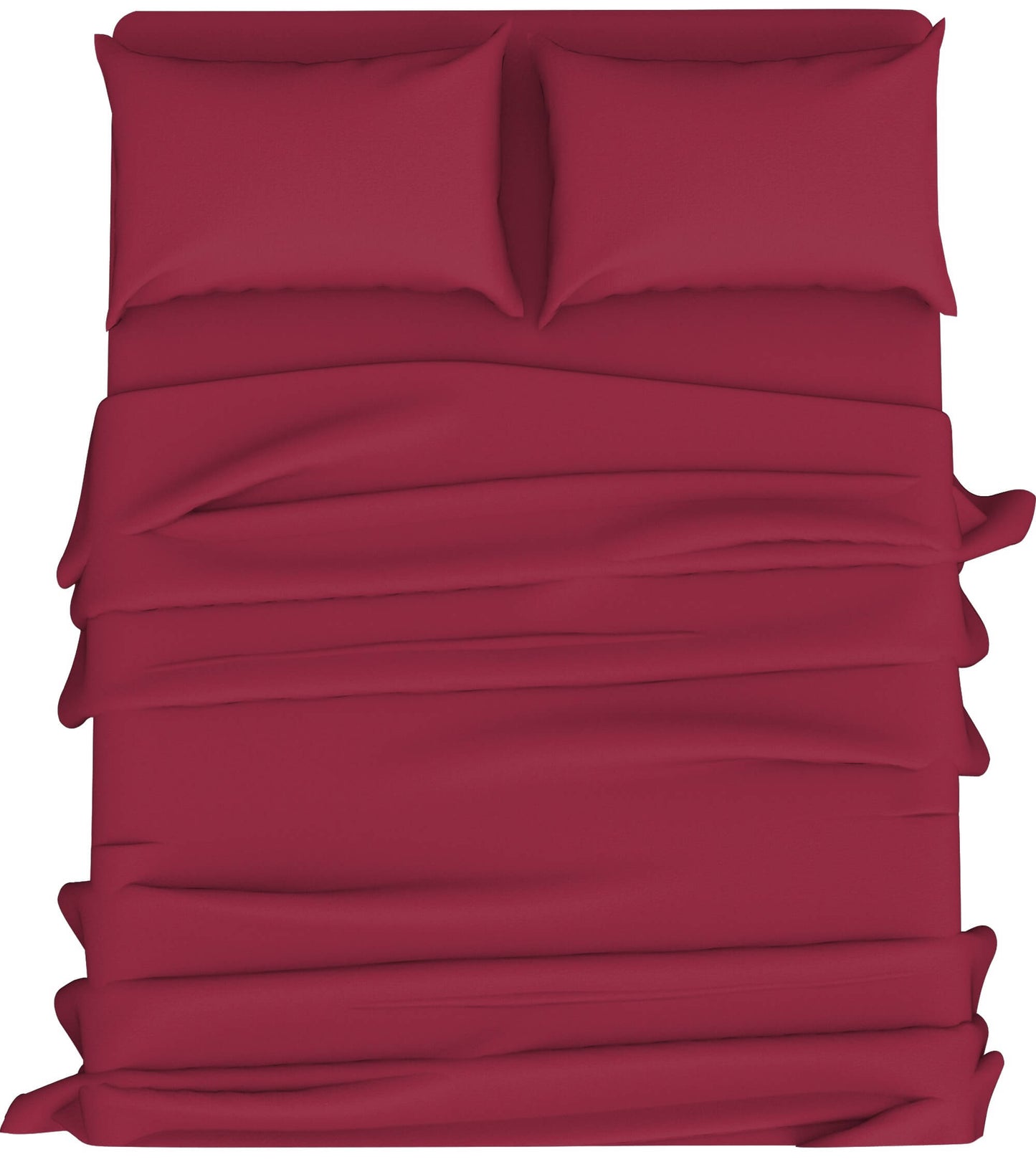 red easy care sheet set