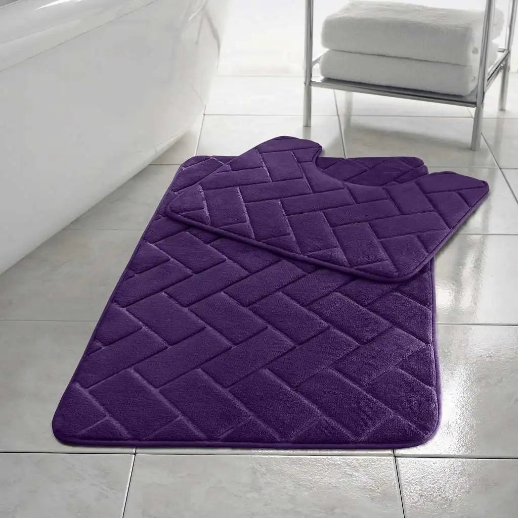 Blocks Bath Set Plum