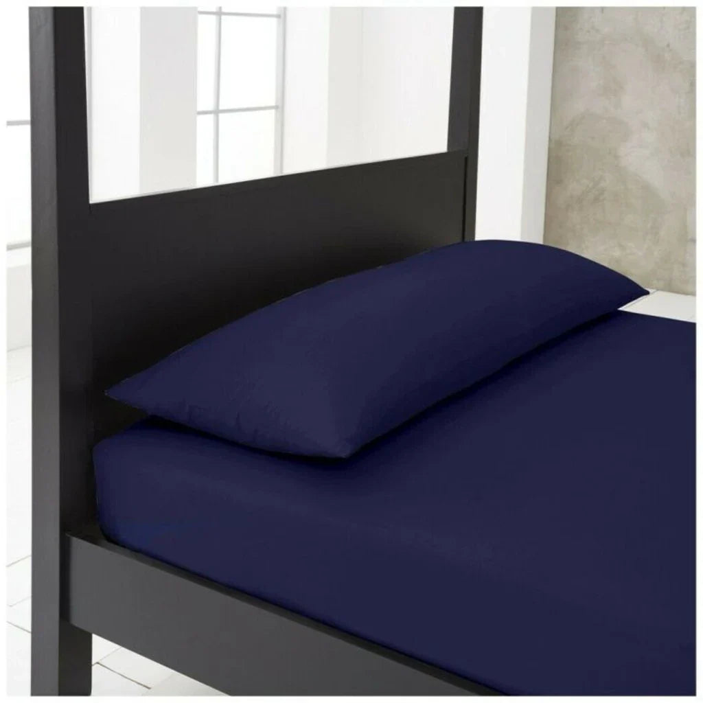 navy blue bolster pillow case