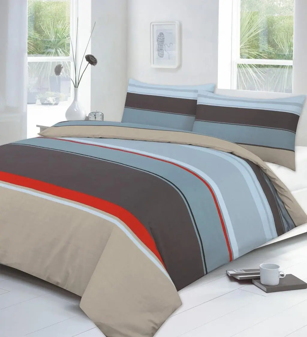 carter duvet cover set chocolate