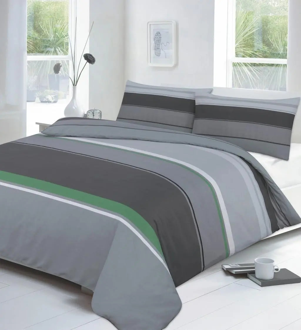 carter duvet cover set grey