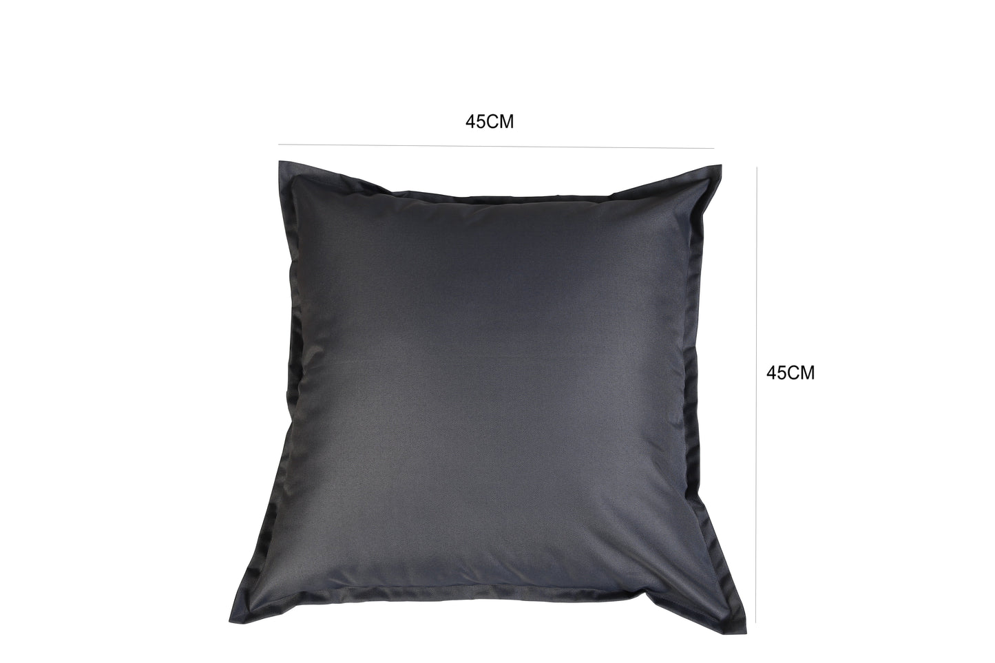 Dark Grey waterproof cushion covers 45"