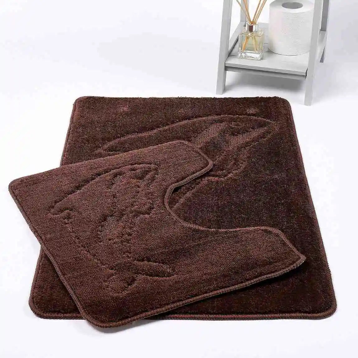 Dolphin bath mat chocolate