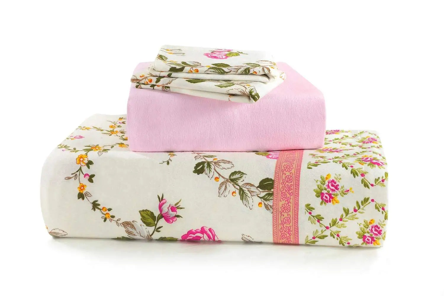 flannel olivia sheet set pink