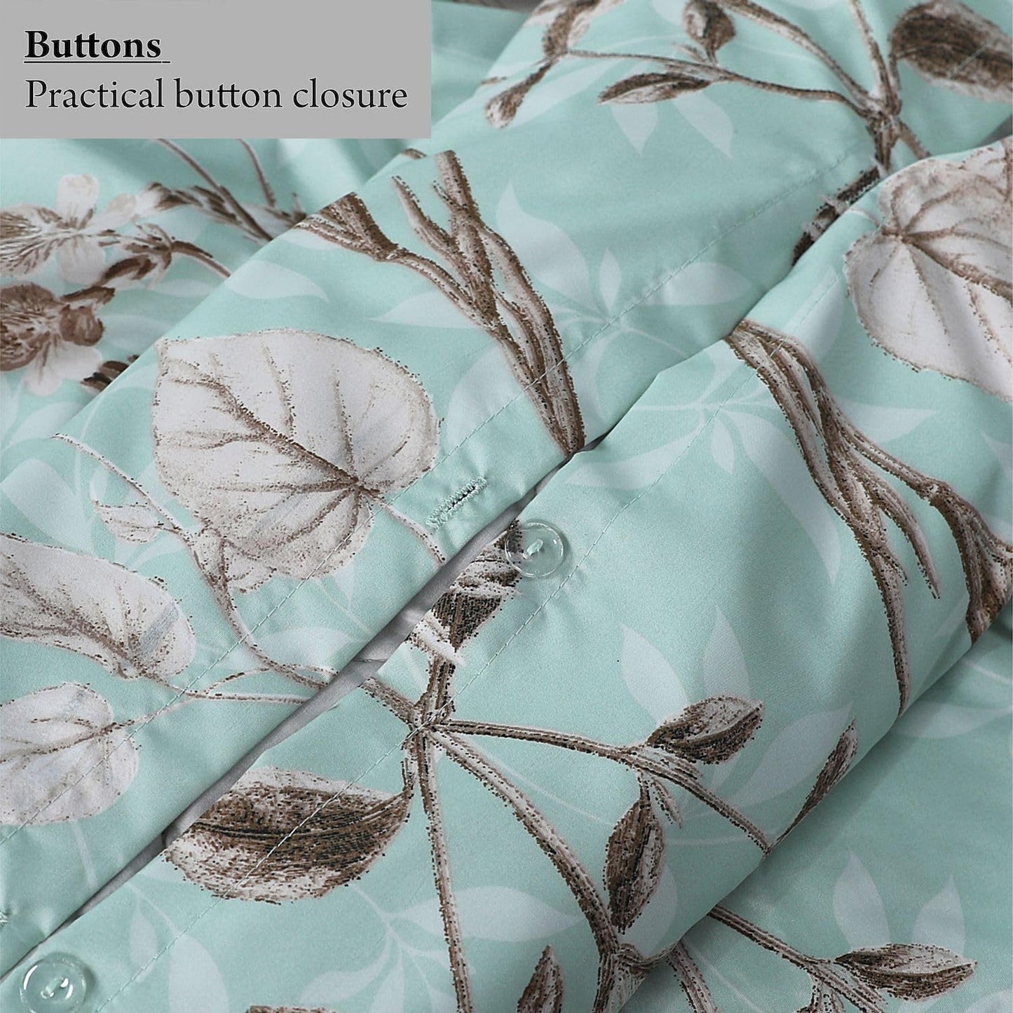 Vintage Floral Printed Duvet Cover Set | 100% Microfibre