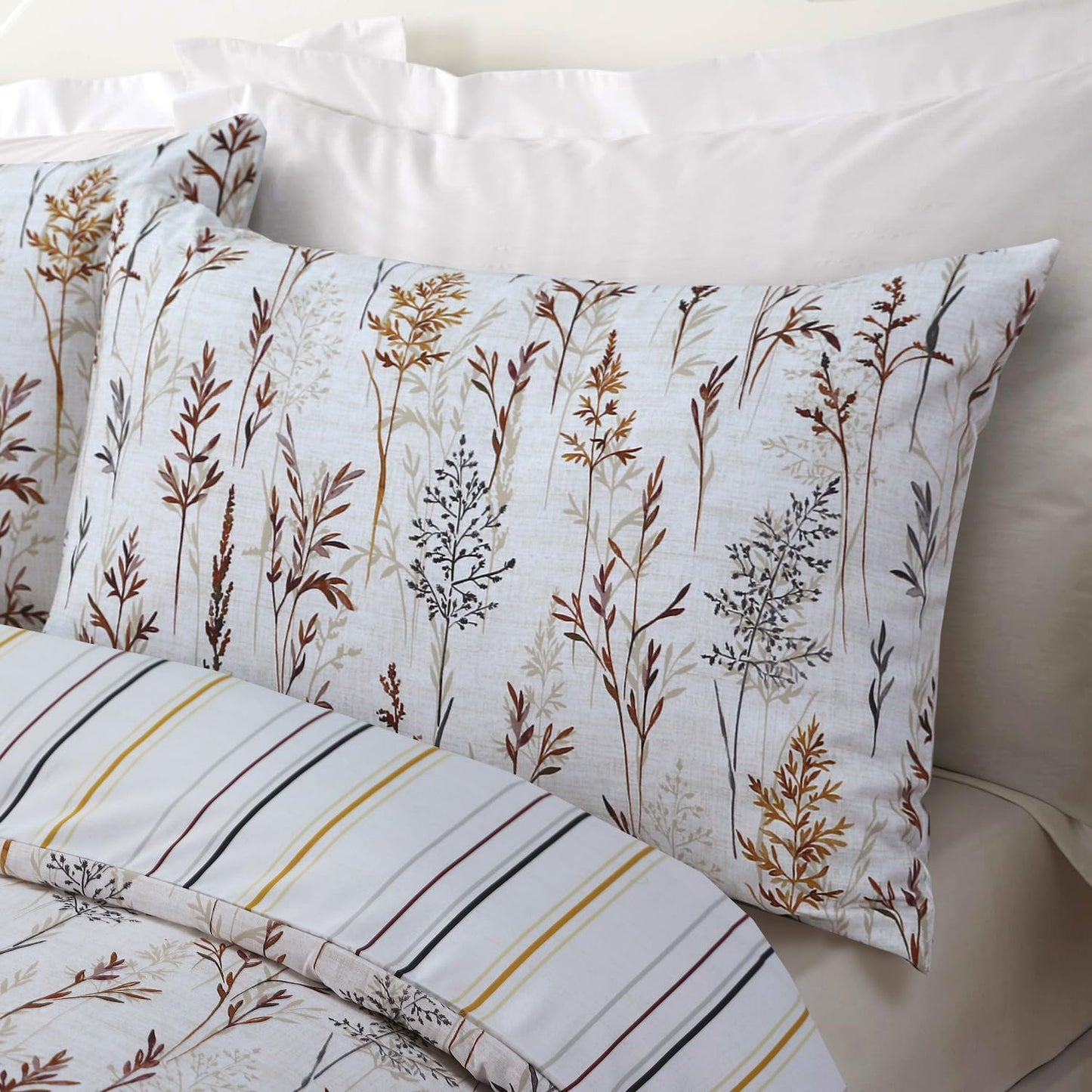 Wild Flowers Printed Duvet Cover Set | 100% Microfibre