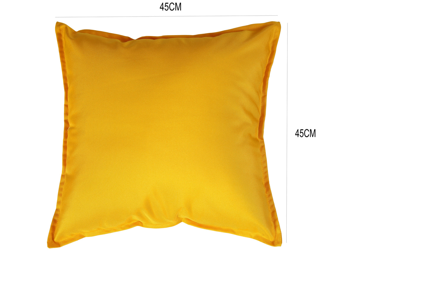 yellow waterproof cushion covers 45"