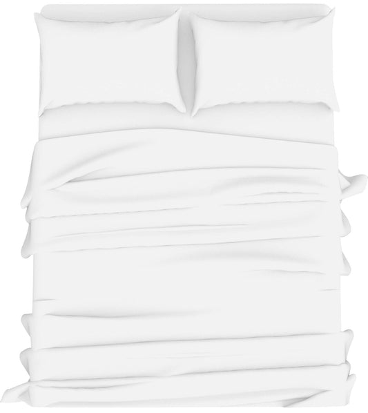 white easy care sheet set